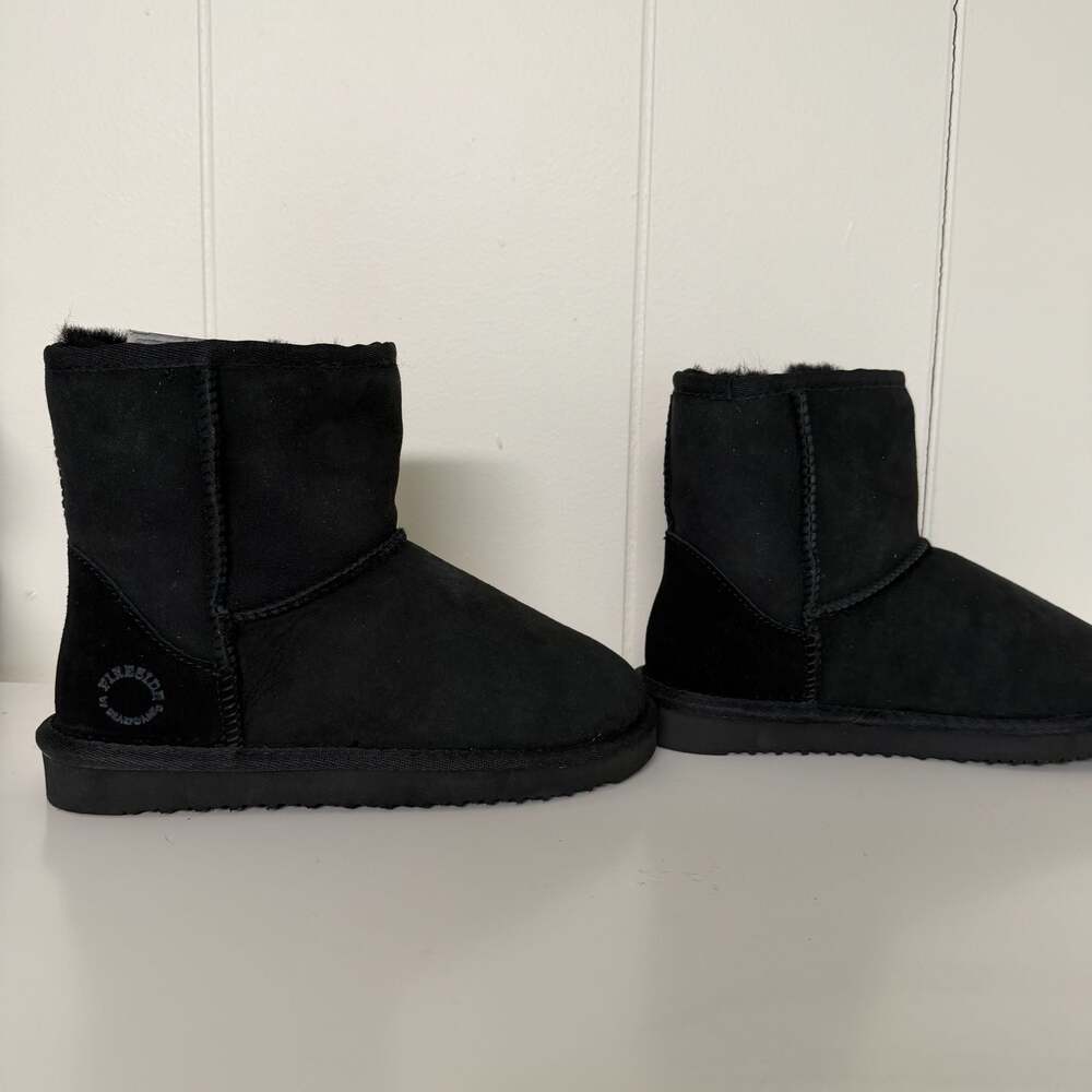 Fireside by Dearfoams Women's Rosebery Genuine Shearling Boot